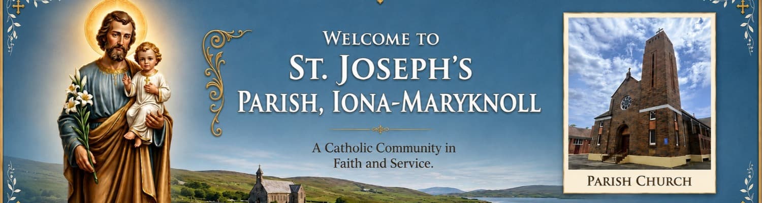 IONA-MARYKNOLL PARISH banner